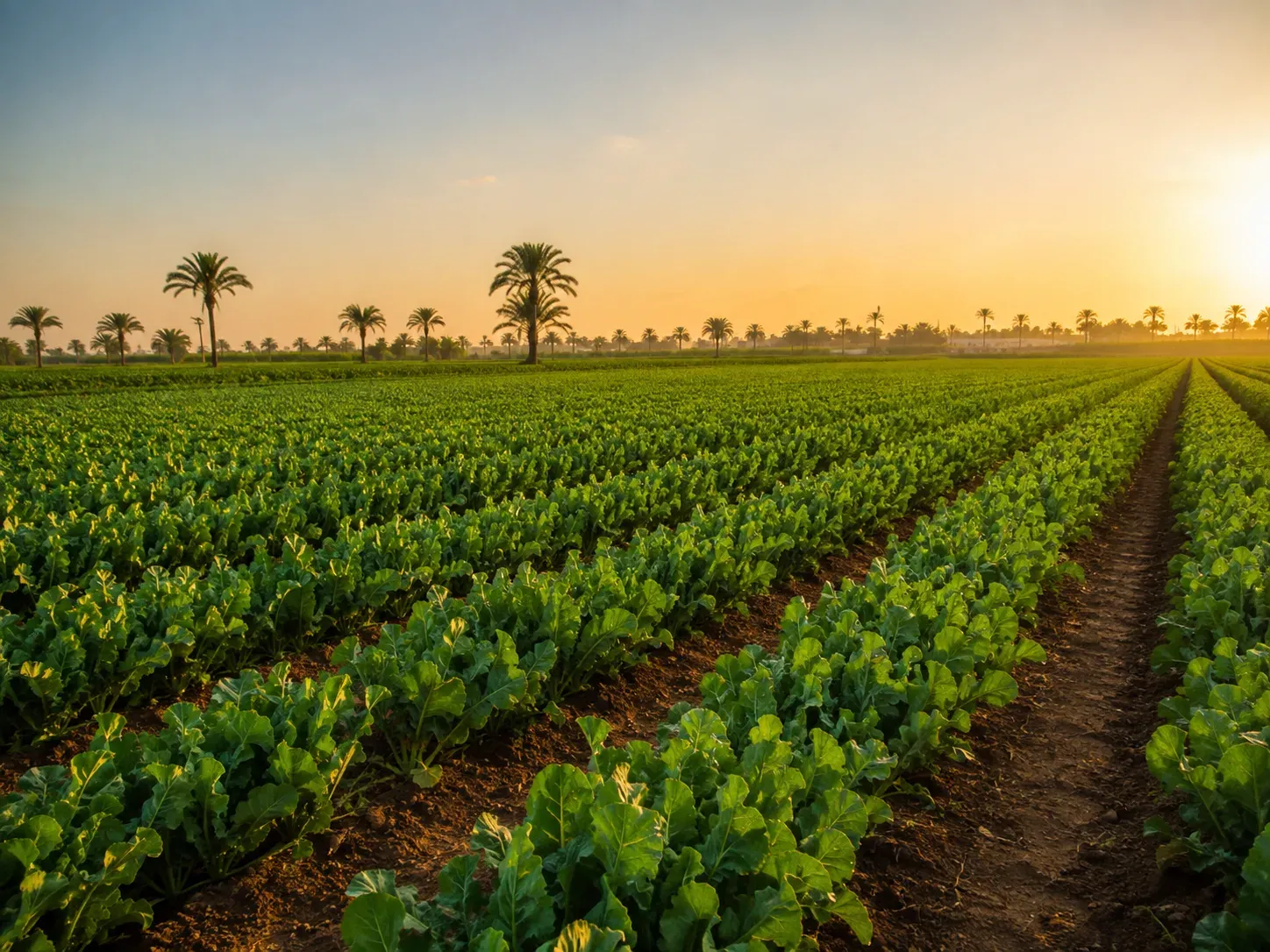 Fields under cultivation